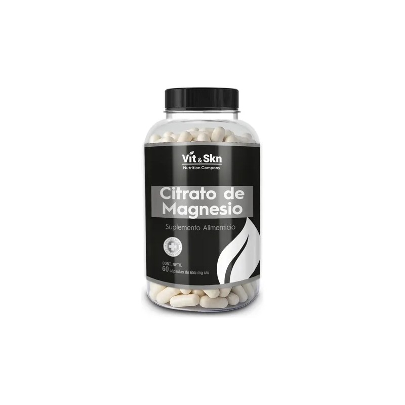 Citrato Magnesio Cápsulas Skin Vit Súper Sabor