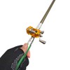 EMMRAGNO Portable Pocket Telescopic 38inch Mini Pen Fishing Rod and