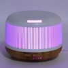 300ml Wood Grain Humidifier Aromatherapy Diffuser Humidifier with 7 LED