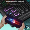 Btuty Audio Mixer for Games 48V Phantom Power Audio Interface