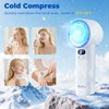 HandFan 5200mAh Portable Handheld Turbo Fan, 13000RPM Powerful Cooling Ice