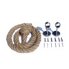Perfeso.L Nautical Rope Towel Holder - Coastal Towel Rack with