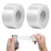 2 Pcs Mini Stretch Wrap Moving Wrapping Plastic Roll 1.57in