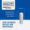 Universal Skirting Board Corner Tower MDF White (without Bevel) 85