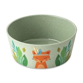 Koziol Connect Bowl Harry 3205668 Plastic and Wood Mix, Organic Green, 400 ml