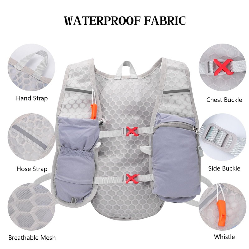 Running Hydration Vest Backpack Lightweight Running Vest Women mens Compatible