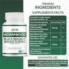 Rimo Nutrition Wormwood Black Walnut Clove Capsules - Cleanse, Detox,