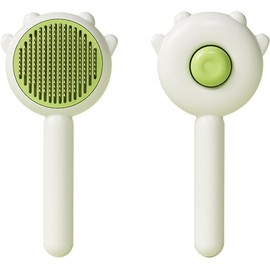 MRSXXNTY Cat Brush,Dog Brush, Pet Hair Cleaner Brush,Pet Grooming Cat Dog Brush,Pet Comb-Cat Comb for Kitten Massage Removes Loose Fur-Cat Grooming Brush Long Short Hair Cats Dogs Pet Brush (Green)