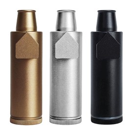 3Pack Mini ZYCEHO Pepper Shaker, Compatible Salt Pepper Shakers, Leak Proof Premium Metal Kitchen Spice Bottles, Portable Camping,Kitchen Accessories