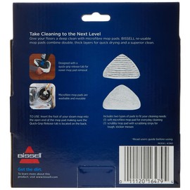 Bissell 3961 Steam Mop Select Replacement pad 2 Pack