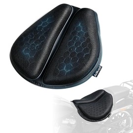 Motorcycle Gel Seat Cushion Universal 3D Honeycomb Structure Gel Cushion Motorcycle Structure Breathable Shock Absorption Seat Pad for Long Rides