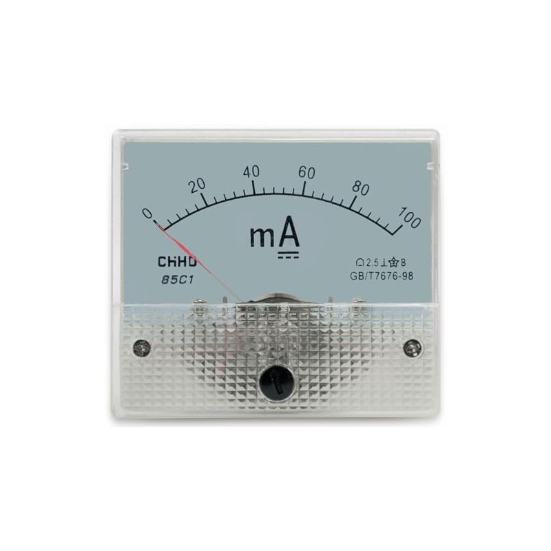 Built-in Measuring Instrument, 0...100 mA