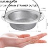 LASSHSWA Kitchen Sink Strainer Stainless Steel, Kitchen Sink Drain Strainer