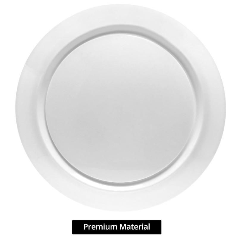 QWORK Adjustable Air Vent Diffuser - 6 Inch, 2 Pack