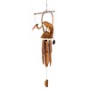 Woodstock Chimes Asli Arts Collection, Gooney Bamboo Chime, 37'' Gilbert