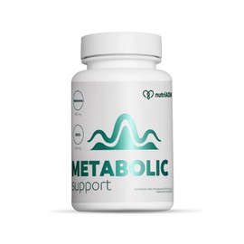 nutriADN – Metabolic Support con Berberina Aristata, EGCG y Picolinato de Cromo – Suplemento Alimenticio de Ingredientes Naturales – 90 Cápsulas Veganas