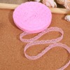 30 Yards 0.6 Inch Wide Sewing Lace Ribbon Pink Lace