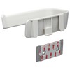Tiger Tess, Toilet roll holder without cover, White, 81x145x45mm