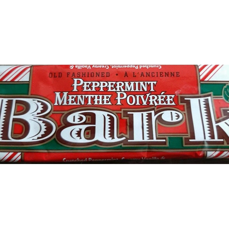 Barton's (2) Barton's Peppermimt Bark, crunched peppermimt creamy vanilla &