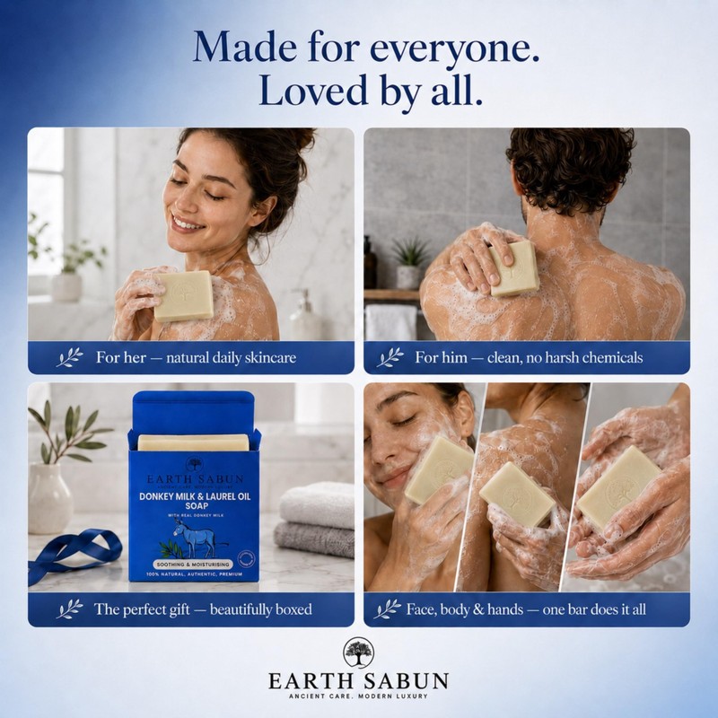 Earth Sabun Donkey Milk & Laurel Oil Soap Bar –
