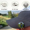 Golf Ball Markers with Magnetic Hat Clip, 4pcs Funny Golf
