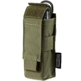 OneTigris Flashlight Holster Flashlight Holder Molle Flashlight Holster Tactical Flashlight Pouch Holder for Belt 1000D Cordura Nylon