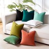 White Decorative Pillow Covers 18x18 for Couch Throw Pillows Velvet