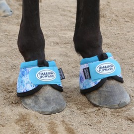 Harrison Howard Horse Bell Boots Overreach Bell Boots No-Turn Bell Boots for Horse-Sturdy Protective Hoof Boot