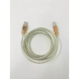 PPA Int'l Green LED Flash 6ft USB 2.0 A Male to B Male Cable (3480)
