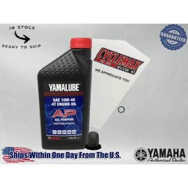 Yamaha Cyclemax Std Yamalube Oil Change Kit fits 2016-2023 Yamaha RAPTOR Yamaha 90