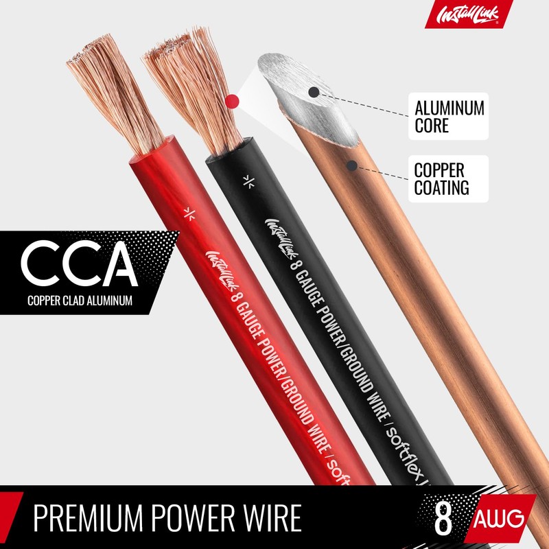 Install Link 8 AWG Gauge Power or Ground Wire Cable