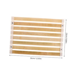 Kisangel Quick-Drying Sauna Seat Cushion Tatami Mat Bamboo Bathroom Spa Accessory