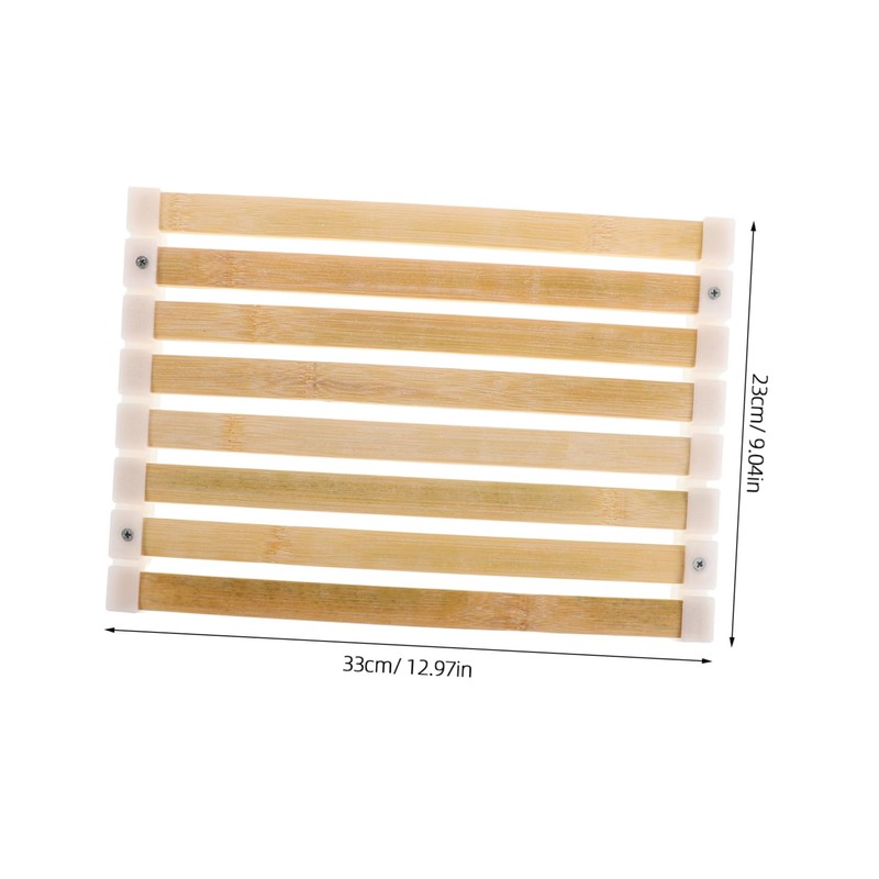 Kisangel Quick-Drying Sauna Seat Cushion Tatami Mat Bamboo Bathroom Spa