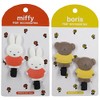 Shomido Miffy 387735 Miffy Hair Accessories Flocking Die-Cut Bangs Clip