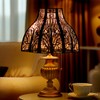Etched Forest Large Metal Lampshade 5.32 X 13 X 9.5