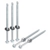 uxcell #14 x 5 Self Drilling Screws with Rubber Washer,