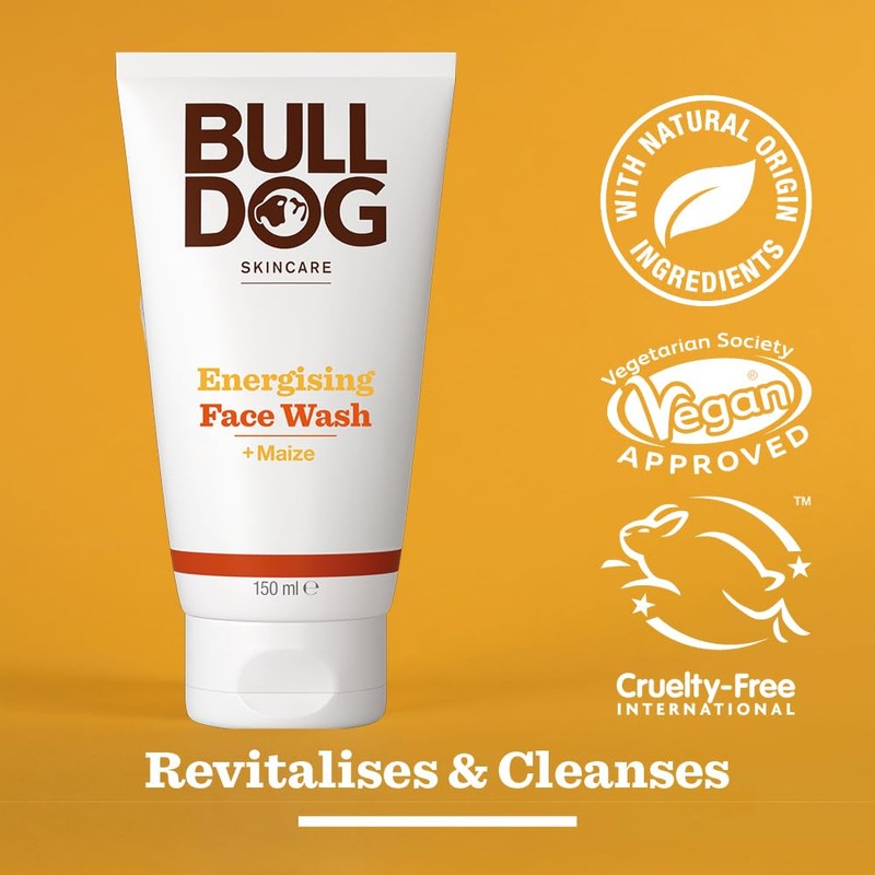BULLDOG SKINCARE - Energising Face Wash For Men | Revitalising