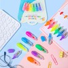 6Pcs Scented Mini Highlighters Set, Fragrant Fun Office Accessories, Plastic