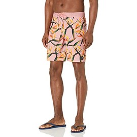 RVCA Men's Va Trunk Shorts, flamingo