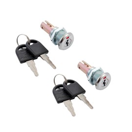 NYGHMY 2 Pcs Cabinet Locks with Keys, Toolbox Lock, Universal Craftsman Tool Box Lock, Toolbox Lock Iron Cabinet Insert Linkage Drawer Lock Set, Easy to Install