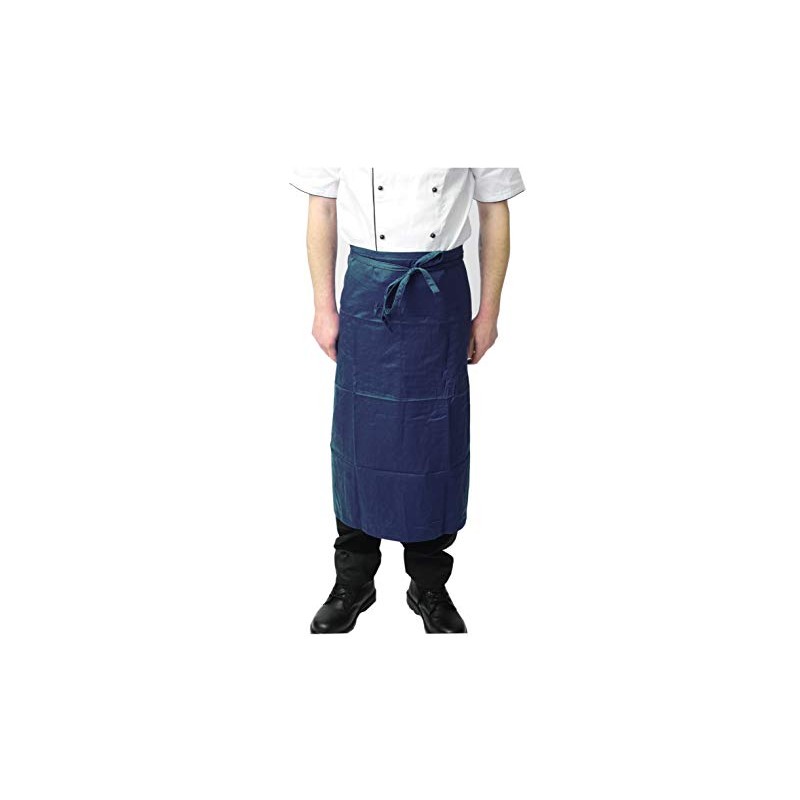 Black Pepper Polycotton Long Waist Apron-No Pocket, Professional Home Kitchen