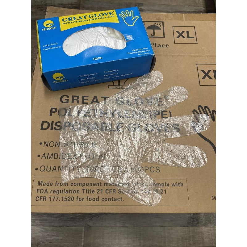 2000 PCS Great Gloves Polyethylene(P