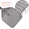 G.a HOMEFAVOR 12"x 15" Perforated Pizza Peel 47 Inch overall,