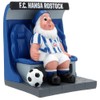 F.C. Hansa Rostock Gartenzwerg "Ersatzbank" klein