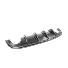 SDeelCase Black Urethane Bumper Lip Spoiler Shark Diffuser Fins Fit 09-15 Miata MX-5 MX5