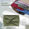 Acenail Wide Headbands Women Turban Headband Elastic Non Slip Hairbands