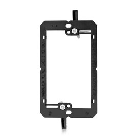 Mxtechnic Low Voltage Mounting Bracket (1 Gang, 5 Pack), Low Voltage Mounting Bracket (Mounting Screws Included) for Telephone Wires, Network Cables, HDMI, Coaxial, Speaker Cables