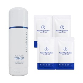 Renecell Multi Peptide Toner 200ml + 2 Magic System samples / 르네셀 멀티 펩타이드 토너 200ml + 매직시스템 샘플 2매