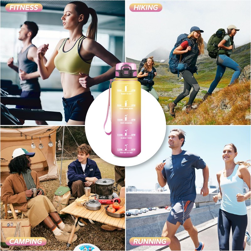Drinking Bottle 1 5 Litres, Sports Drinking Bottle, Leak-Proof, Drinking