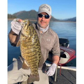 Fishoholic UPF50+ - Guantes de pesca sin dedos - Guantes de protección solar con agarre pegajoso - Kayak Remo o Remo